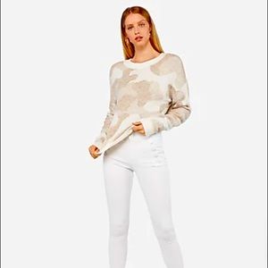 Express Camo Crew Neck Sweater